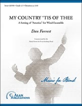 My Country 'Tis of Thee Concert Band sheet music cover